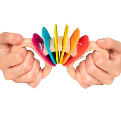 Oruga acordeón colorines