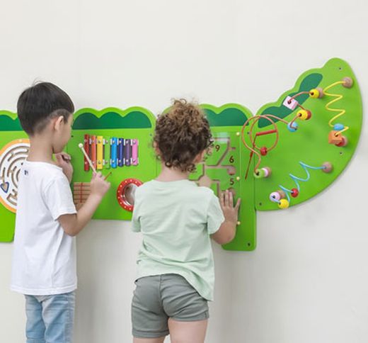 Juego de pared el cocodrilo