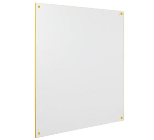 Panel imantado y pizarra blanca 100 x 100 cantos pvc