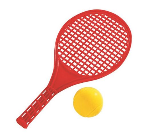 Par de raquetas con pelota