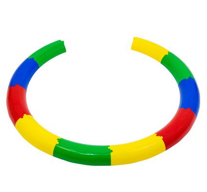 Pasillo de equilibrio semicircular curvo