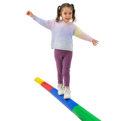 Pasillo de equilibrio semicircular recto
