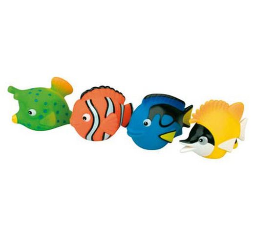 Pececitos muñecos de goma