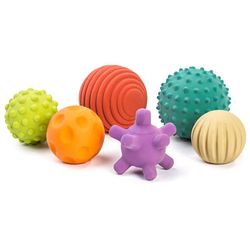 Pelotas sensoriales táctiles set de 6 pelotas