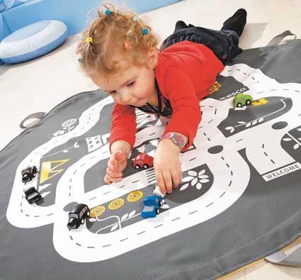 Pequeño tapiz bolsa el circuito