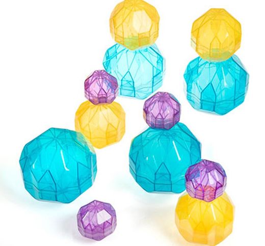 Piedras multicolor los prismas