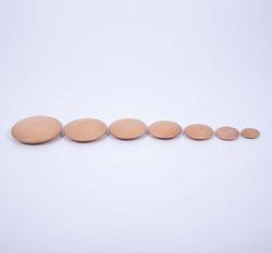 Piedras sensoriales de madera