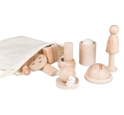Piezas simples cesto del tesoro