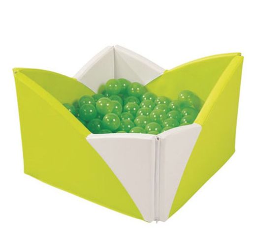 Piscina de bolas de esquina lotus con bolas