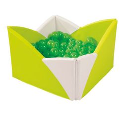 Piscina de bolas de esquina lotus con bolas