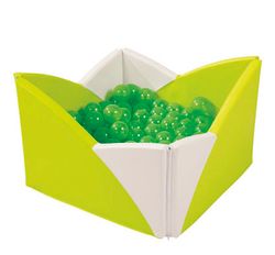 Piscina de bolas de esquina lotus con bolas