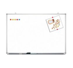Pizarra blanca imantada para rotulador 60x90