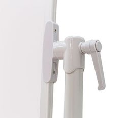 Pizarra blanca con pie y ruedas imantada para rotulador