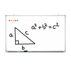 Pizarra blanca magnética serie basic 90 x 150 cm