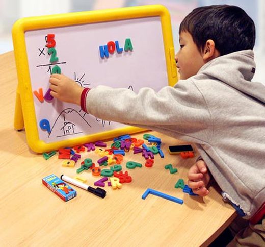 Pizarra magnética doble cara