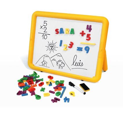 Pizarra magnética doble cara