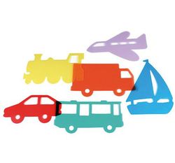 Plantillas traslucidas los vehículos