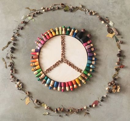 Plataforma redonda para juego libre