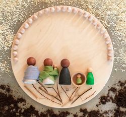 Plataforma redonda para juego libre