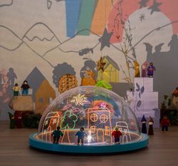 Proyector inmersivo para primeros años Cúpula luminosa