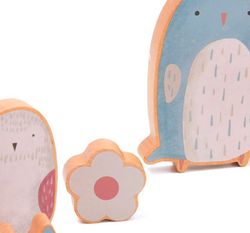 Puzzle rompecabezas de madera los animales