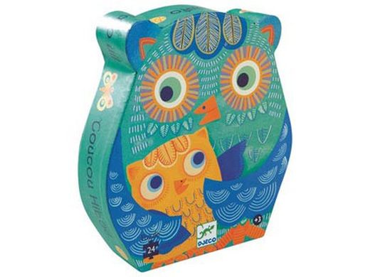 Puzzles animales cucú búho