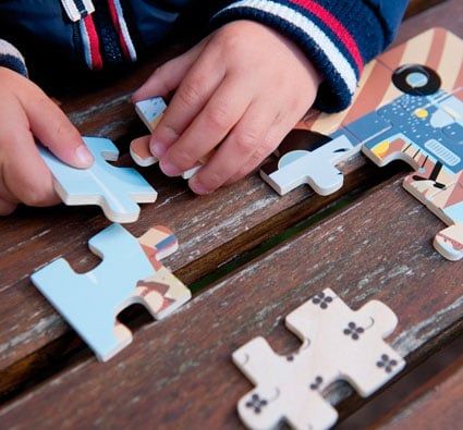 Puzzles diorama los vehículos