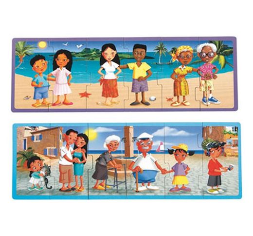 Puzzles las familias del mundo