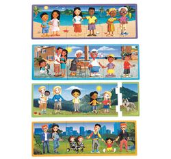 Puzzles las familias del mundo