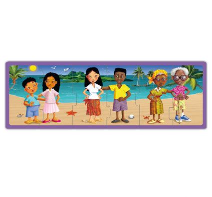 Puzzles las familias del mundo