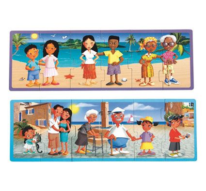 Puzzles las familias del mundo