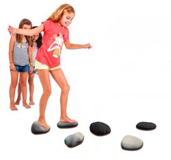 Recorrido de equilibrio Piedras de río