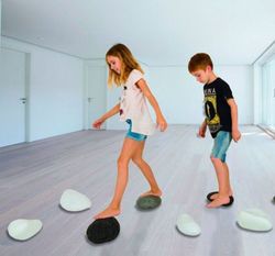 Recorrido de equilibrio Piedras de río