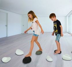Recorrido de equilibrio Piedras de río