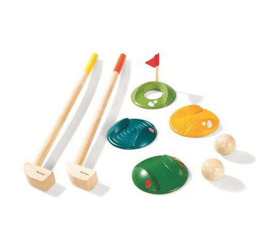 Recorrido de minigolf de madera eco