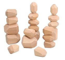 Rocas de madera naturales