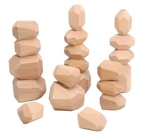 Rocas de madera naturales