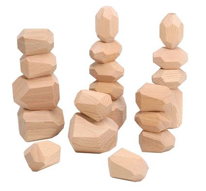 Rocas de madera naturales