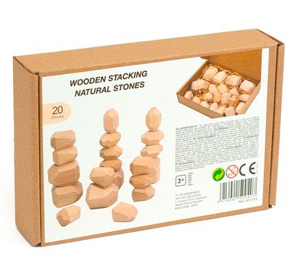 Rocas de madera naturales