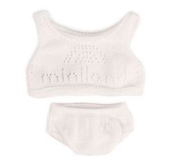 Ropa para muñeco Camiseta y braguita 21 cm