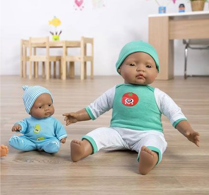 Ropa Pijama invierno verde rayas para muñeco 38 cm