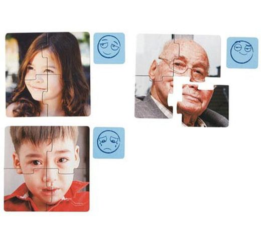 Set de 10 puzzles las emociones