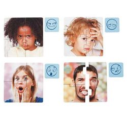 Set de 10 puzzles las emociones