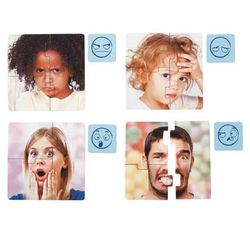 Set de 10 puzzles las emociones