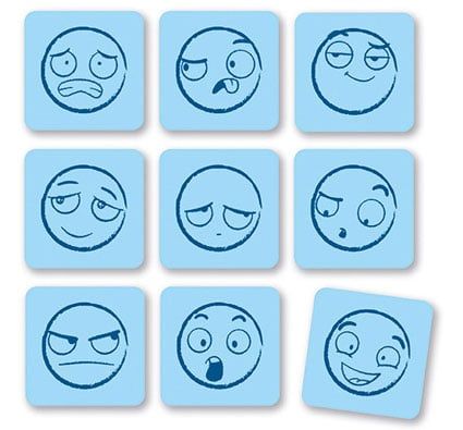 Set de 10 puzzles las emociones