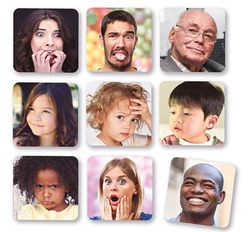 Set de 10 puzzles las emociones