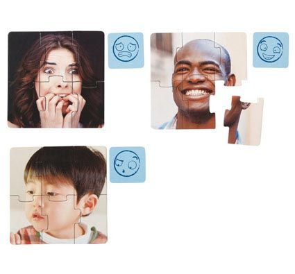 Set de 10 puzzles las emociones