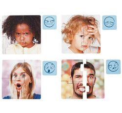 Set de 10 puzzles las emociones