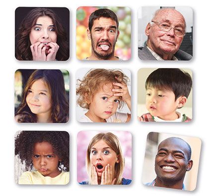 Set de 10 puzzles las emociones