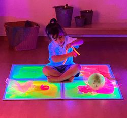 Set de Baldosas sensoriales con líquido UV 50cm x 50cm